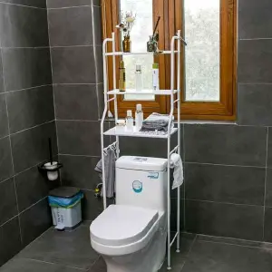 ESTANTE MUEBLE ORGANIZADOR DE BAÑO: Transforma tu Espacio - ESTANTE MUEBLE ORGANIZADOR DE BAÑO