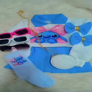 Conjunto Adorable de Stitch para Niña - Conjunto para niña Stitch