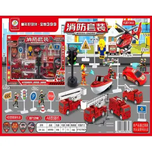 SET DE CARROS BOMBEROS: ¡Listos para la Acción! - SET DE CARROS BOMBEROS