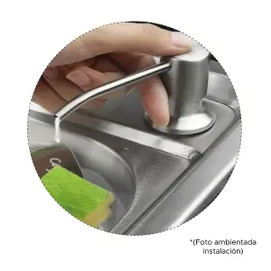 Dispensador de Jabón para Lavavajillas Empotrable: Elegancia y Funcionalidad en tu Cocina - Dispensador de jabón lavaloza empotrable