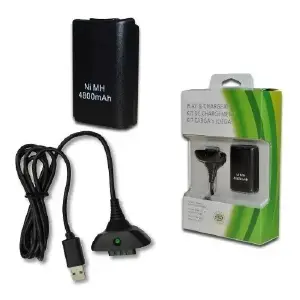 Kit de Carga y Juego para Xbox 360: ¡No Te Detengas Nunca Más! - Kit Carga Y Juega Para Control Xbox 360