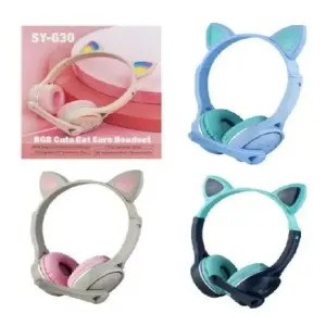 Diadema Alámbrica con Orejitas de Gato: Sonido y Estilo Único - Diadema Alámbricos Con Orejeras Gato