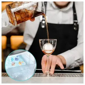 Molde Esférico para Hielo: ¡Enfriamiento Perfecto y Elegante! - Molde Esferico Para Hielo Hielera Silico