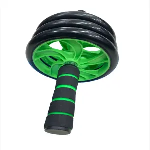 Rueda Abdominal "Triple Fuerza" - ¡Transforma tu Core! - Rueda Abdominal Triple Rodillo Ejercicio