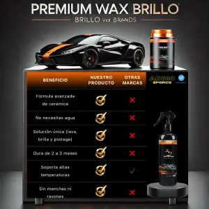 Nano Ceramico Premium Wax 120 ML + PAÑO: Brillo y Protección Inigualables - Nano Ceramico Premium Wax 120 ML + PAÑO