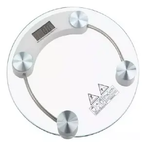 Báscula de Peso Base Vidrio Redonda: Elegancia y Precisión para tu Bienestar - Bascula De Peso Base Vidrio Redonda