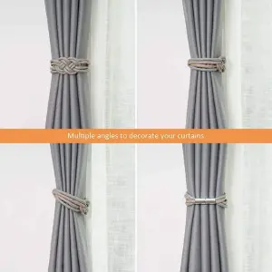 Set X2 Cordones Para Cortina Magnéticos: Elegancia y Practicidad para tu Hogar - Set X2 Cordones Para Cortina Magneticos