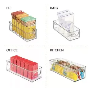 Organizador Acrílico Apilable para Nevera: ¡Revoluciona tu Espacio! - Organizador para nevera en acrílico apil