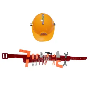 ¡Conviértete en un Pequeño Constructor con el Set de Casco y Herramientas! - Juguete Set De Casco Herramienta Cinturo