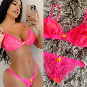 Lencería Femenina de Encaje: Tanga Elegante y Cómoda - Lencería Femenina de Encaje Tanga