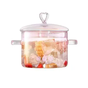 Ollas Transparentes: Cocina con Estilo y Visibilidad - Ollas Transparentes Cocinar 1500 Ml Cris