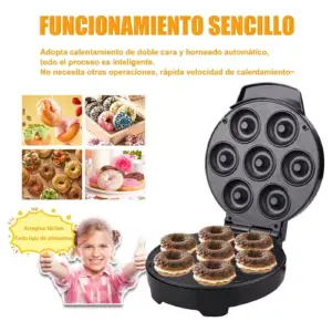 Mini Máquina para Hacer Donas y Rosquillas - ¡7 Puestos! - Mini Maquina Donas Rosquillas 7 Puestos