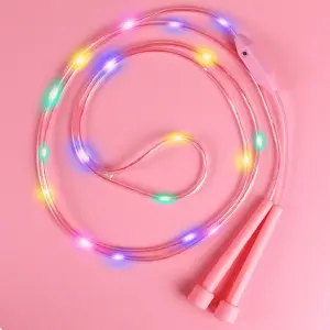 Cuerda Saltar LED: ¡Ilumina Tu Entrenamiento! - Cuerda saltar con luz led