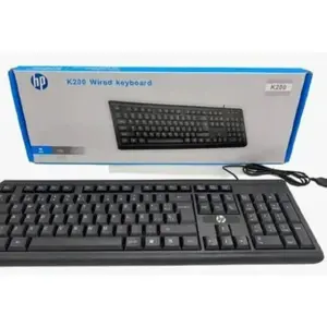Teclado HP Alámbrico K200: Precisión y Confort para tu Día a Día - Teclado Hp Wired Keyboard Alámbrico K200