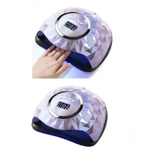 Lampara Secador de Uñas F6 Luz LED 78W Mora - Lampara Secador Uñas F6 Luz Led 78W Mora