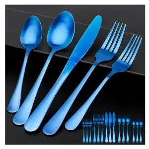 Cubiertos de Lujo de 24 Piezas: Elegancia y Durabilidad en Tu Mesa - Cubiertos 24 Piezas De Lujo Acero Inoxid