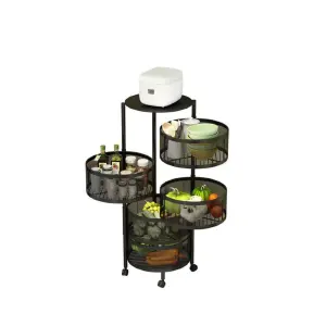 Estante de Almacenamiento Redondo para Cocina: ¡Organiza tu Espacio con Estilo! - Estante Almacenamiento Cocina Redondo