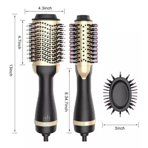Cepillo Secador Keratina 3D PRO: ¡Luce un Cabello Radiante! - Cepillo secador Keratina 3D PRO