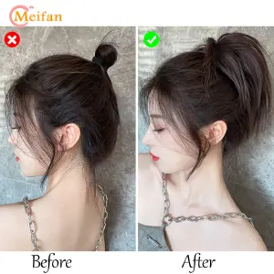 MOÑO DE CABELLO CHIC (NEGRO)