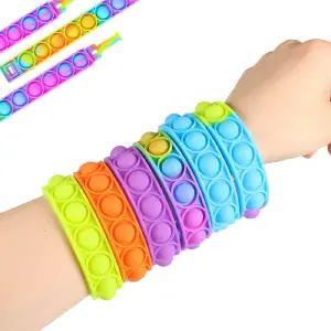 ¡Desata la Diversión y el Estilo con la Pulsera Pop It de Colores para Niños! - PULSERA POPIT DE COLORES PARA NIÑOS
