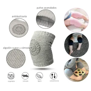Rodilleras Antideslizantes para Bebé: ¡Protección y Libertad en Cada Gateo! - Rodilleras Anti-deslizantes Para Bebe