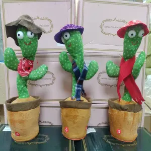 Cactus Peluche Bailarín: ¡La Diversión que Baila Contigo! - CACTUS  PELUCHE JUGUETE BAILARIN