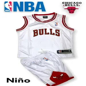 Uniforme de Baloncesto Chicago Bulls para Niños - Uniforme CHICAGO BULLS NIÑO Camisa+panta