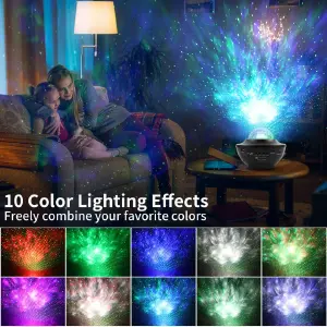 Lámpara Proyector de Galaxia LED: ¡Transforma tu Espacio! - Lámpara/Lamparilla Proyector Led Galaxia