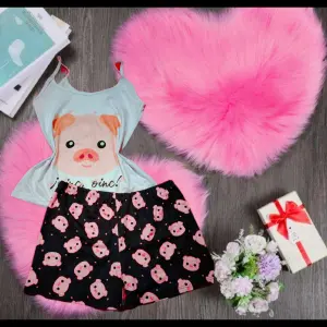 Pijamas Cortos de Ensueño para Mujer - PIJAMAS SHORT DAMA $14000