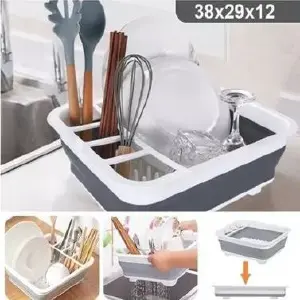 Escurridor de Platos Plegable: ¡La Solución Inteligente para tu Cocina! - Escurridor De Platos Plegable