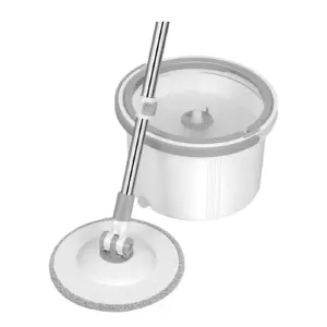 Mopa Plano Giratorio con Cabezal Redondo: Limpieza Inteligente para tu Hogar - Mopa Plano Giratorio Cabezal Redondo