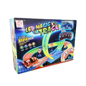 ¡La Pista de Carros Definitiva con Luces y Control Remoto! - Pista De Carro Con Luces A Control