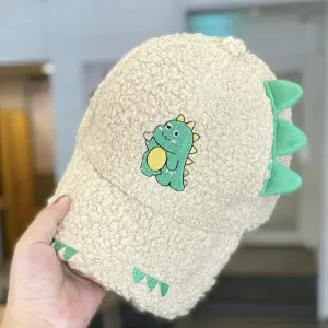 GORRA CACHUCHA PELUCHE DINOSAURIO