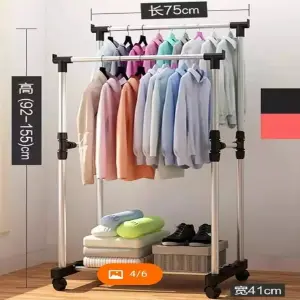 Tendedero Metálico de Ropa Doble: Tu Solución Definitiva para Secado Eficiente - Tendedero metalico De Ropa Doble