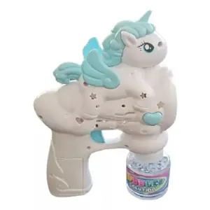 Pistola de Burbujas Unicornio 333-25: ¡Magia y Diversión sin Fin! - PISTOLA DE BURBUJAS UNICORNIO 333-25