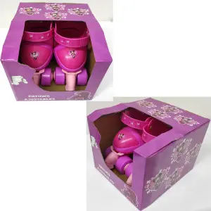 ¡Patina con Confianza! Patines Ajustables para Niñas con Casco Protector - Patines principiante niña + casco