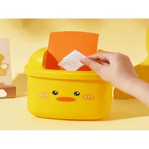 Mini Papelera de Escritorio Giratoria: Elegancia y Limpieza en tu Espacio - Mini basurera de escritorio con tapa gir