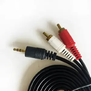 Cable de Audio Ramitech 2x1 3M: Sonido Ininterrumpido y Conexión Fiable - CABLE DE AUDIO 2X1 3M RAMITECH 3M-306A(2