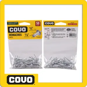 REMACHES 1/8" X 1/4": La Solución Perfecta para Sus Proyectos - REMACHES 1/8" X 1/4"