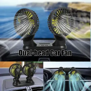 Ventilador de Coche Revolucionario: Aire Fresco en Cada Viaje - Ventilador de carro
