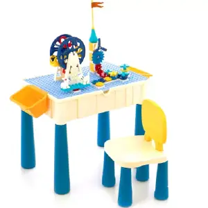 Mesa de Construcción Interactiva Lego - Mesa Bloques Lego Construcción Para Niño