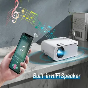 Proyector ARTSEA W25 FULL HD + Pantalla: Experiencia cinematográfica en casa - Proyector ARTSEA W25 FULL HD + TELON
