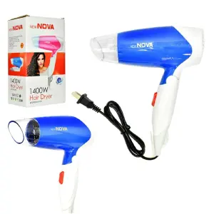 Secador Mini Viajero Nova NV-1270: ¡El Secado Perfecto en Cualquier Lugar! - Secador Mini Viajero Nova Nv-1270