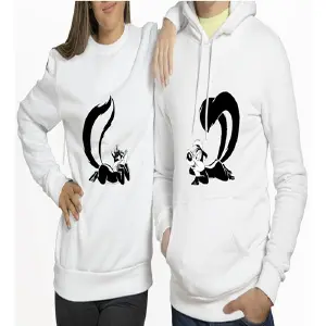 Buzos y Sudaderas para Parejas: Pepe Le Pew - Buzos,sacos hoodies Parejas Pepe Le Pew