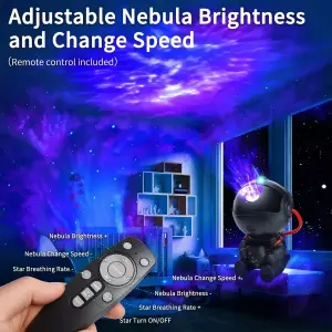 Proyector Galaxia Astronauta Sentado: Lleva el Universo a tu Hogar - Proyector Galaxia Astronauta Sentado