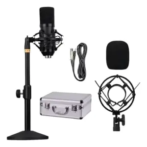 Kit Micrófono Condensador BM70: Sonido Profesional en tu Maletín - KIT MICROFONO CONDENSADOR, MALETIN BM70
