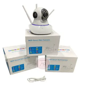 Cámara IP WiFi Inalámbrica 3 Antenas: Seguridad Inteligente para tu Hogar - Cámara IP WiFi inalámbrica 3 Antenas