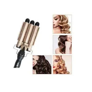 Rizador Ondulador 3 Tubos Remington: ¡Crea Ondas Perfectas con Facilidad! - Rizador Ondulador 3 Tubos Remnilngton