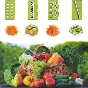 Cortador de Vegetales 10 en 1 C201910A: ¡Tu Aliado en la Cocina! - CORTADOR DE VEGETALES 10 en 1 C201910A