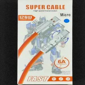 CABLE DE CARGA RÁPIDA 120W TIPO C - CABLE FAST CHARGE 120W TIPO C